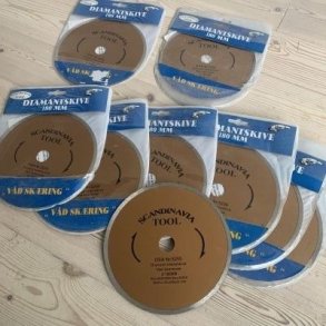 Diamantklinger 180mm 9 stk. til vdskring