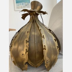 Vintage messing lampe Lget fra Aage Svend Holm Srensen