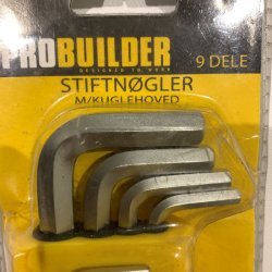 Stift og torx ngler 2 st