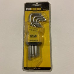 Stift og torx ngler 2 st