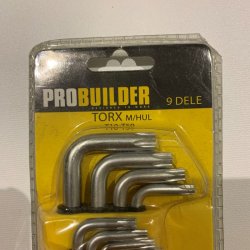 Stift og torx ngler 2 st