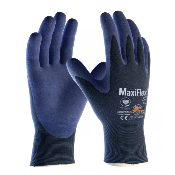 ATG MaxiFlex Elite 34-274 arbejdshandsker, Mrkebl