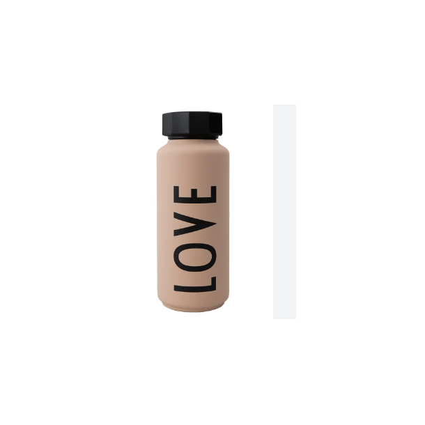 Design Letters - Termoflaske i Beige "Love"