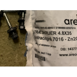 Trskruer 500 stk. Til trapez tag