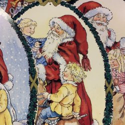 Jule dekoration 18 stk. til ophng, billede p for og bagside