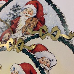 Jule dekoration 18 stk. til ophng, billede p for og bagside