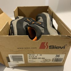 Sikkerhedssko SIEVI str.36 (2 par)