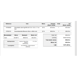 Skumbakker - Restvare 875stk.