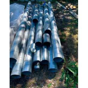 Ventilationsrr 150mm, ca.3.5m lange 