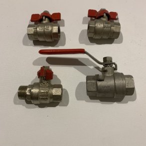 Kugleventiler 4 stk. 1/2