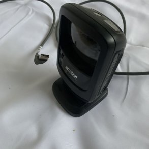 Stregkodescanner med fod & kabel