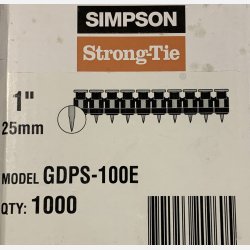 Skudsm Simpson Strong-Tie - 1" 25mm - 1000stk.