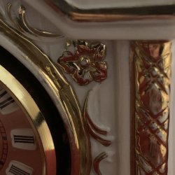 Porcelns ur med to fugle - Superflot unikt ur