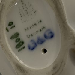 B&G figur 1808 Mge med fisk