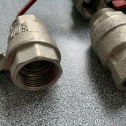 Stophaner - stopventiler lot - parti 1" og 3/4" nye, brugte