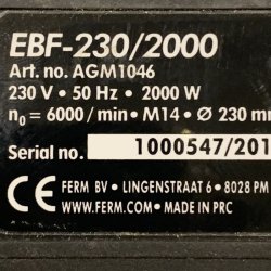 Vinkelsliber 230mm demo model