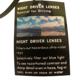 Nat briller med lysindfald